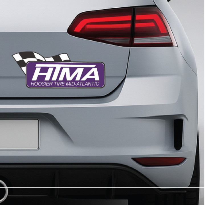 2x Hoosier Racing Tire Mid Atlantic Stickers Decals - DecalsHouse