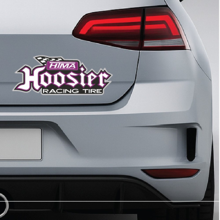 Hoosier Racing Tire Stickers – Track Day Race Car Decals (2-Pack)