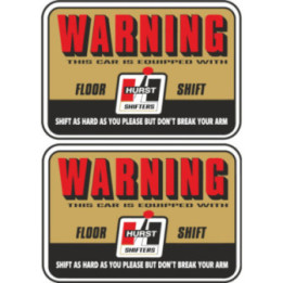 2x Hurst Shifters Stickers Decals - DecalsHouse