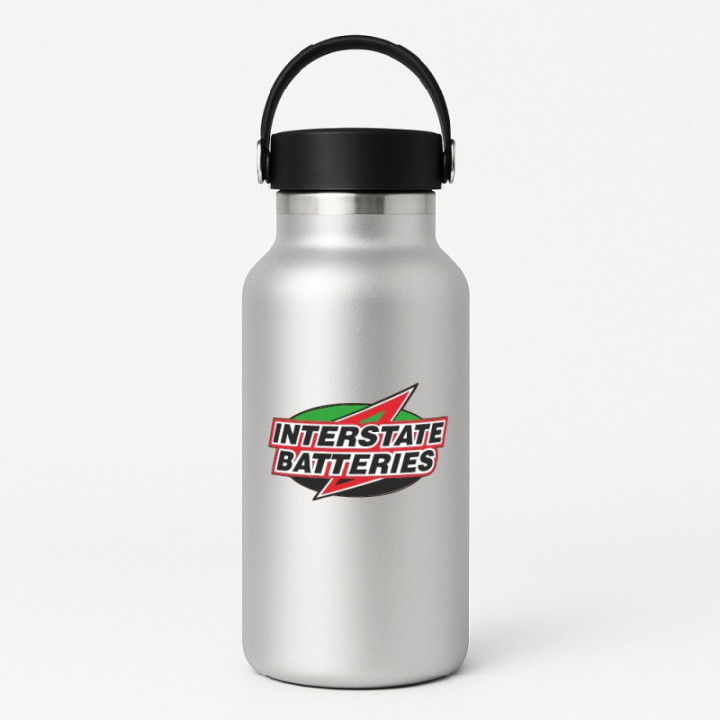 Interstate Batteries Stickers – NASCAR Motorsport Sponsor Decals (2-Pack)