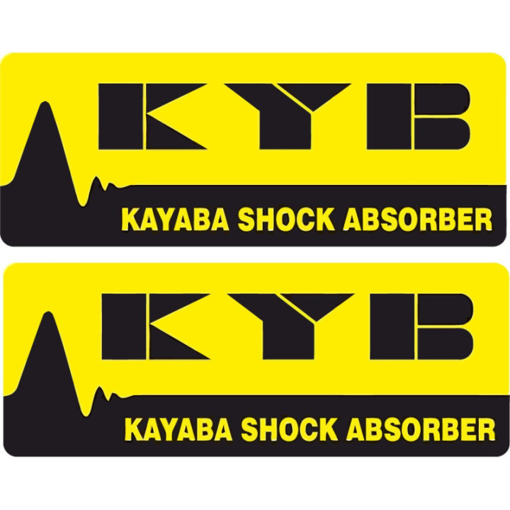 Kayaba KYB Shock Absorber Stickers – Suspension Racing Decals (2-Pack)