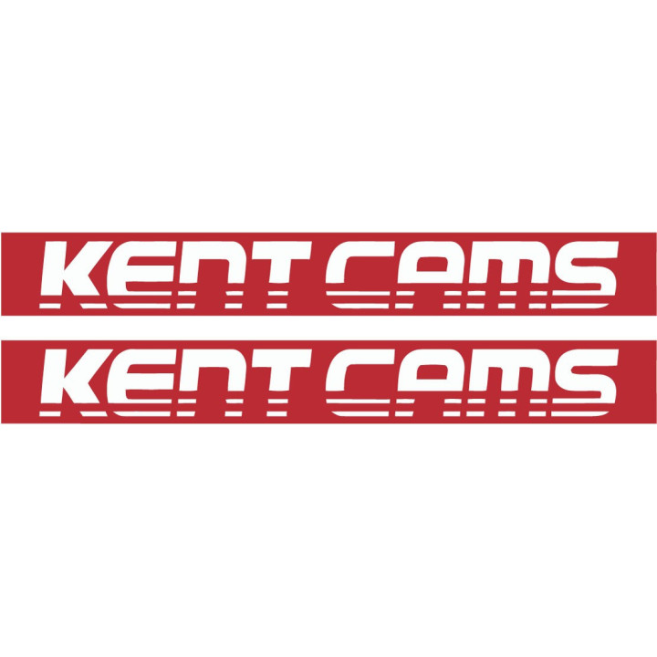Kent Cams Stickers – Performance Camshaft Engine Decals (2-Pack)