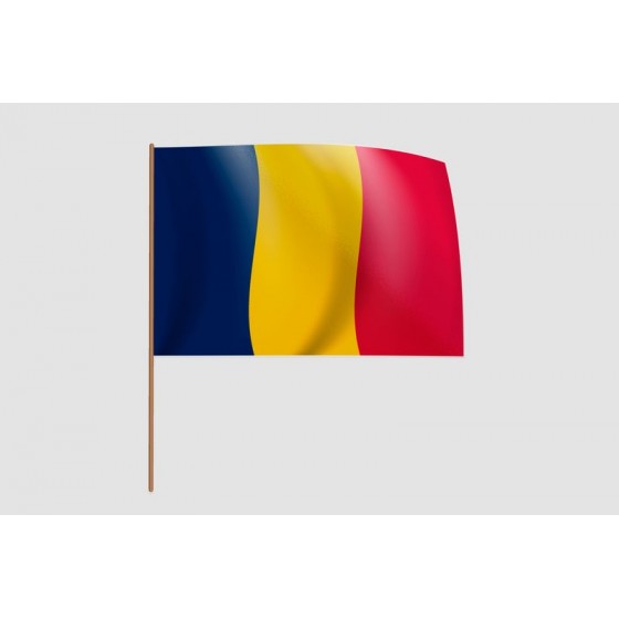 Republic Of Chad Flag Sticker