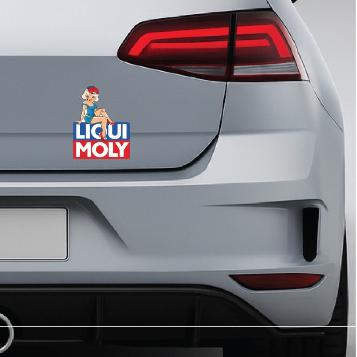 2x Liqui Moly Stickers Decals - DecalsHouse