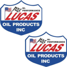 Lucas Oil Stickers – Motorsport Sponsor Car Bike Decals (2-Pack)