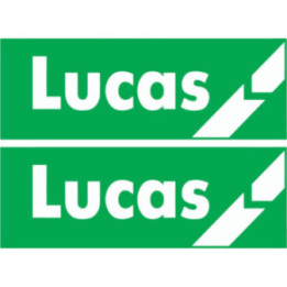 Lucas Racing Stickers – Classic British Motorsport Decals (2-Pack)