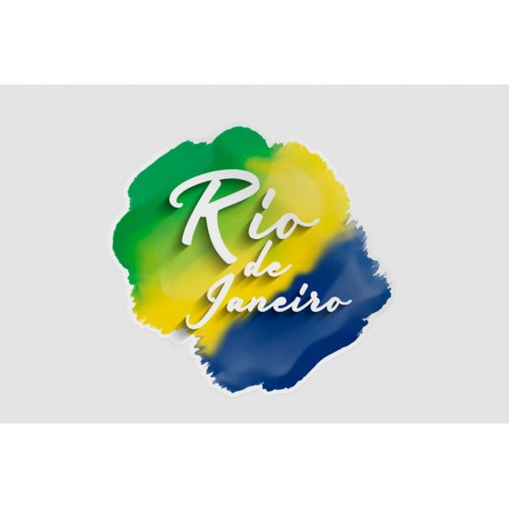 Rio De Janeiro Style 2 Sticker