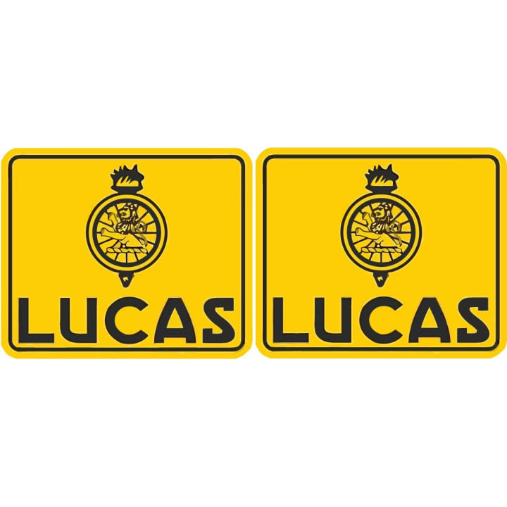 2x Lucas Style 2 Stickers Decals - DecalsHouse