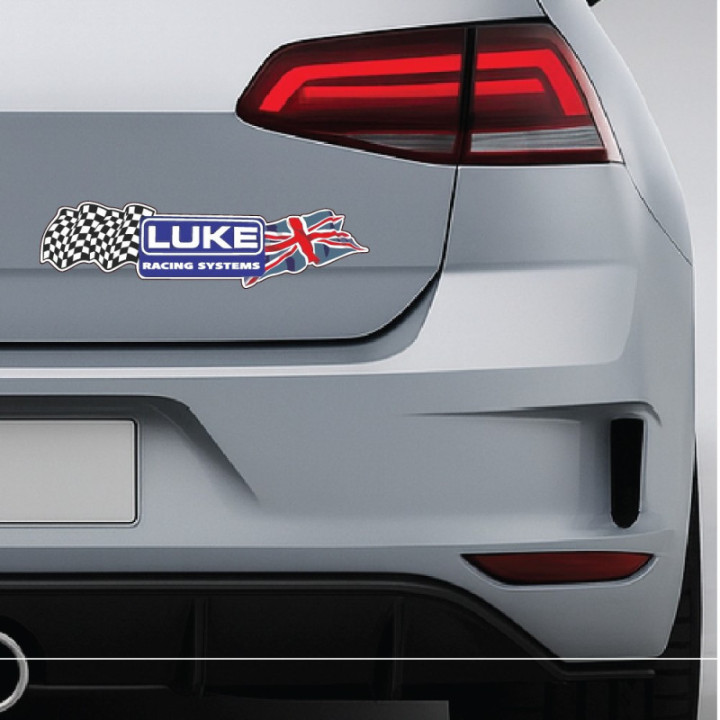 2x Luke Racing Systems Stickers Decals - DecalsHouse
