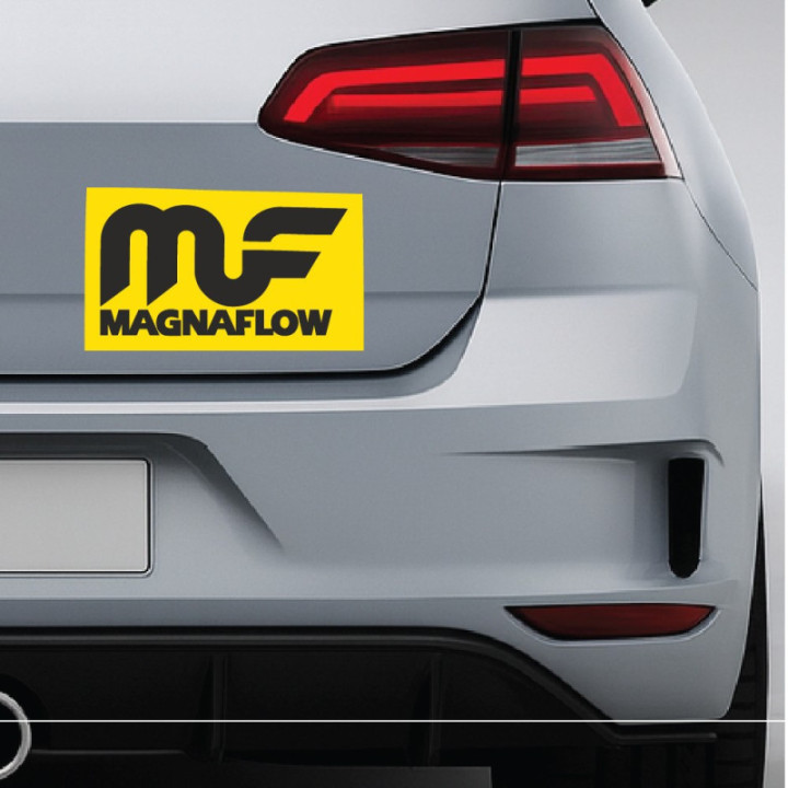 2x Magnaflow Style 3 Stickers Decals - DecalsHouse