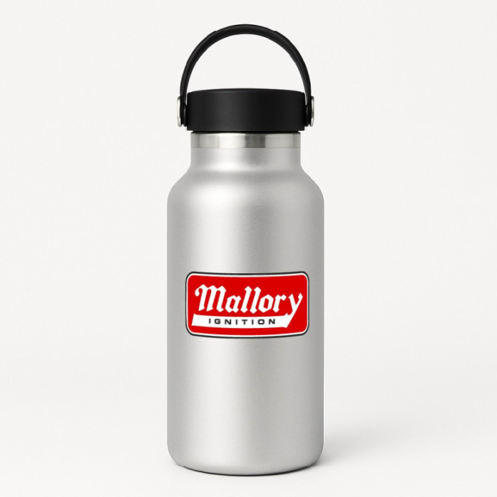 Mallory Ignition Stickers – Classic Race Engine Bay Decals (2-Pack)