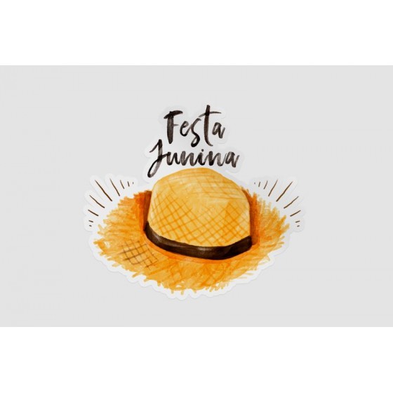Straw Hat Festa Junina Sticker