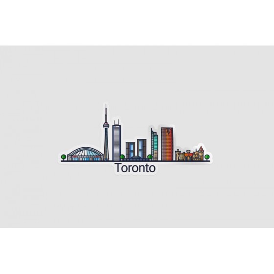 Toronto City Skyline Sticker
