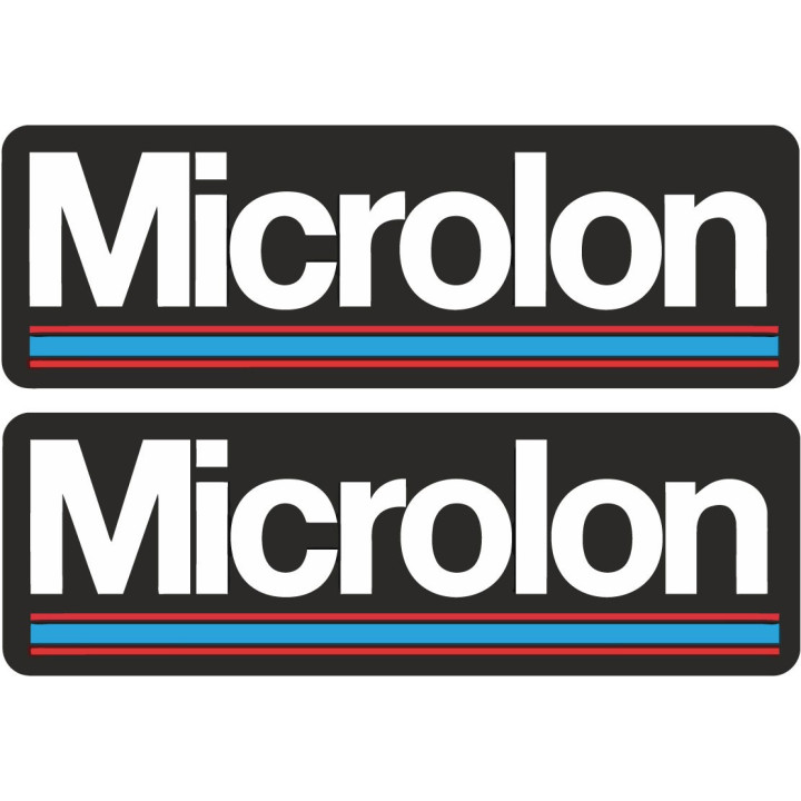 2x Microlon Stickers Decals - DecalsHouse