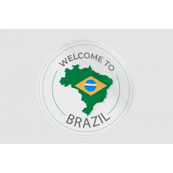 Welcome To Brasil Sticker