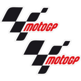 MotoGP Stickers – Motorcycle Racing Fairing Helmet Decals (2-Pack)