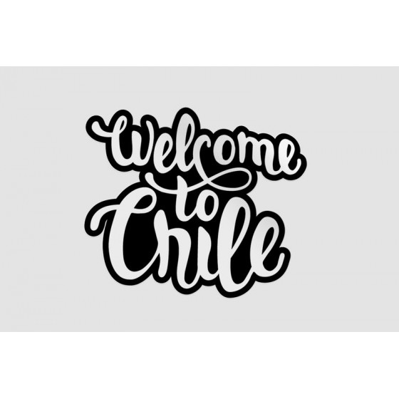 Welcome To Chile Lettering...