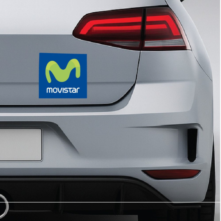2x Movistar Style 2 Stickers Decals - DecalsHouse