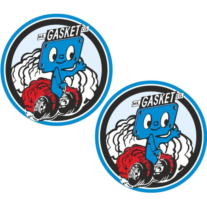 2x Mr Gasket Co Stickers Decals - DecalsHouse