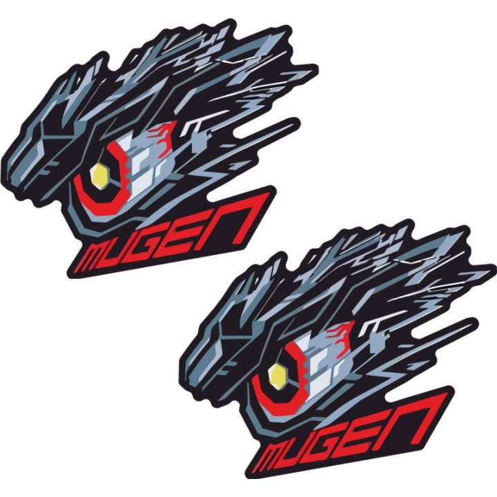 2x Mugen Power Stickers Decals - DecalsHouse