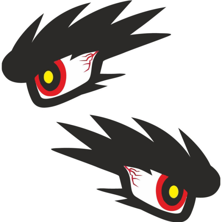 2x Mugen Power Style 6 Stickers Decals - DecalsHouse