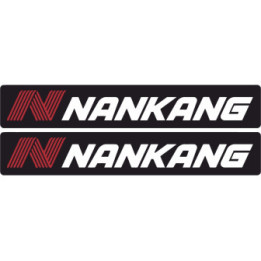 Nankang Stickers Style 2 - Tyre Brand Racing Decals (2-Pack)