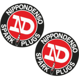 Nippondenso Stickers – Denso Spark Plugs JDM Restoration Decals (2-Pack)