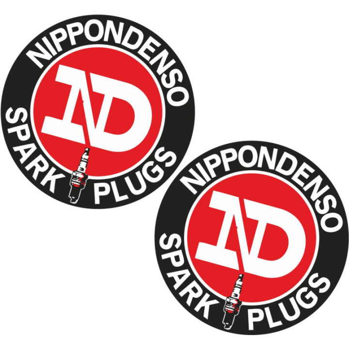 Nippondenso Stickers – Denso Spark Plugs JDM Restoration Decals (2-Pack)