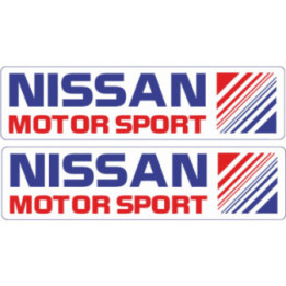 Nissan Motorsport Stickers – GTR Skyline Performance Decals (2-Pack)
