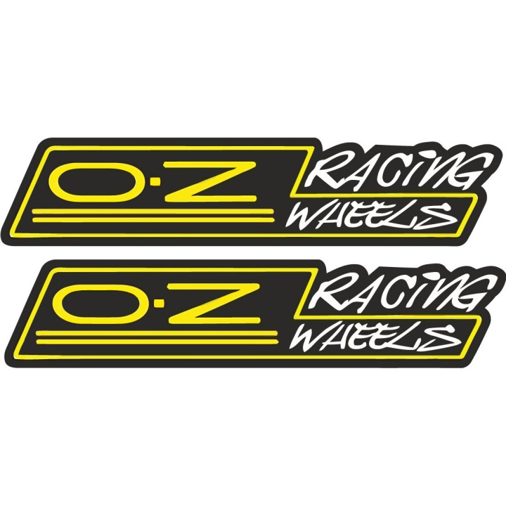 2x Oz Racing Wheels Stickers Decals - DecalsHouse