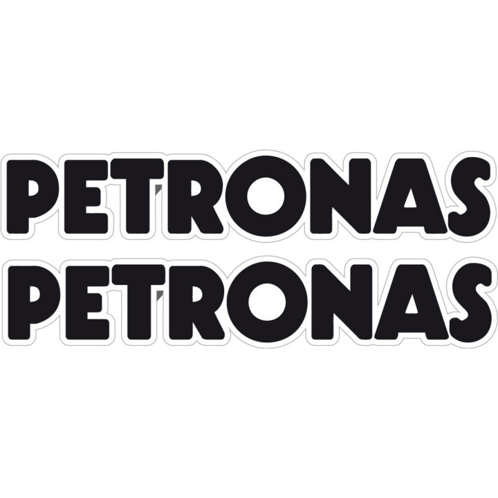 2x Petronas Style 2 Stickers Decals - DecalsHouse
