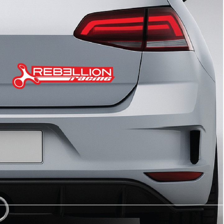 2x Rebellion Racing Stickers Decals - DecalsHouse