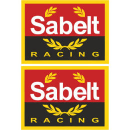 2x Sabelt Racing Stickers Decals - DecalsHouse