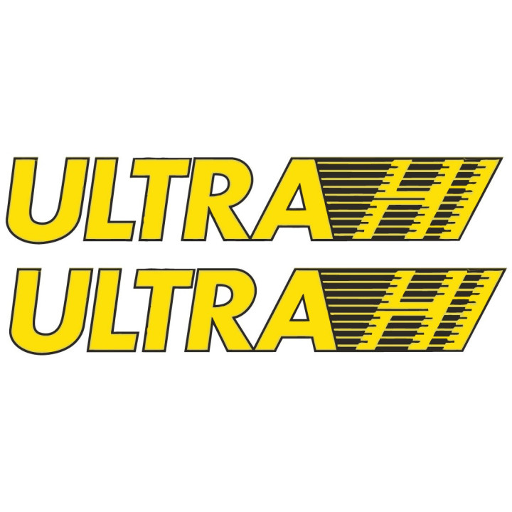 2x Shell Ultra Hi Stickers Decals - DecalsHouse