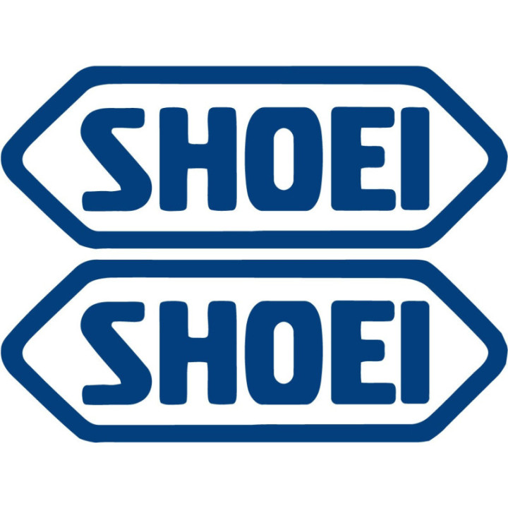 Shoei Stickers – Motorcycle Helmet Racing Decals (2-Pack)