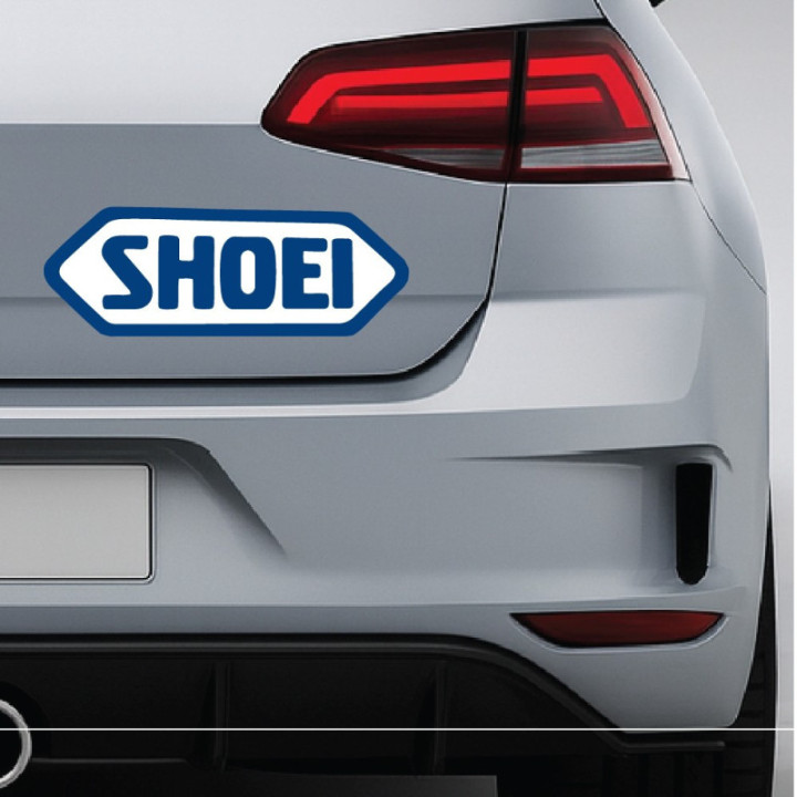 Shoei Stickers – Motorcycle Helmet Racing Decals (2-Pack)