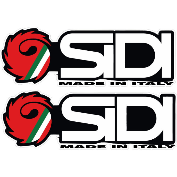 2x Sidi Style 3 Stickers Decals - DecalsHouse