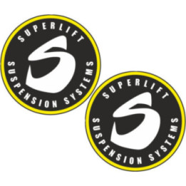2x Superlift Suspension Systems Style 2 Stickers Decals - DecalsHouse
