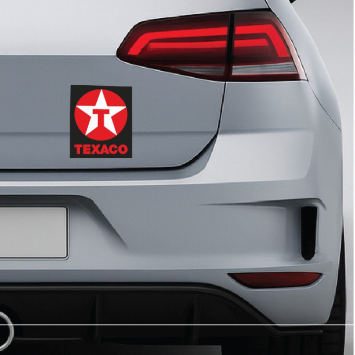 2x Texaco Style 3 Stickers Decals - DecalsHouse