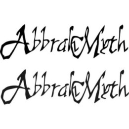 AbbrakMyth Stickers – Band Logo Vinyl Decals (2-Pack)