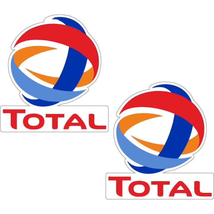 2x Total Style 2 Stickers Decals - DecalsHouse
