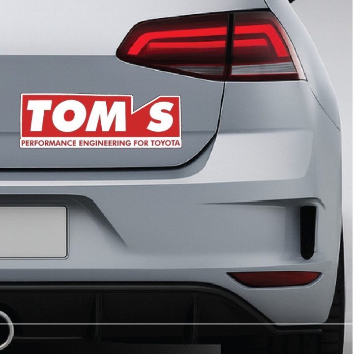 2x Toyota Toms Style 3 Stickers Decals - DecalsHouse