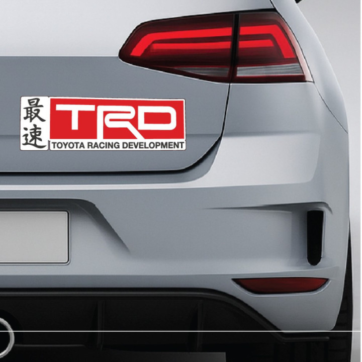 TRD Racing Stickers – Toyota Performance Decals (2-Pack)