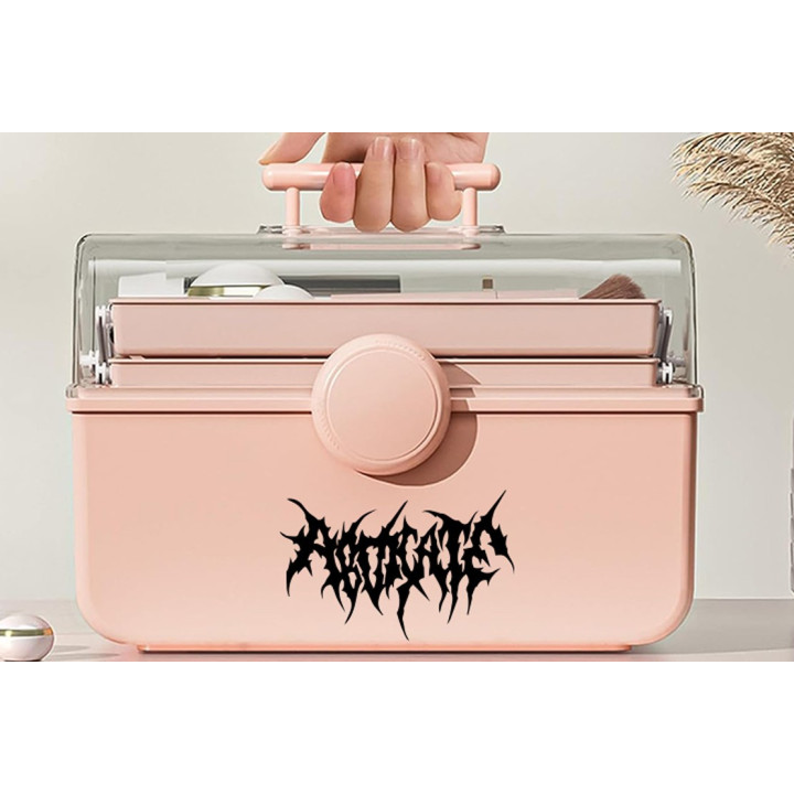 Abdicate Band Stickers – Death Metal Decals (2-Pack)
