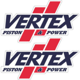 2x Vertex Piston Power Stickers Decals - DecalsHouse