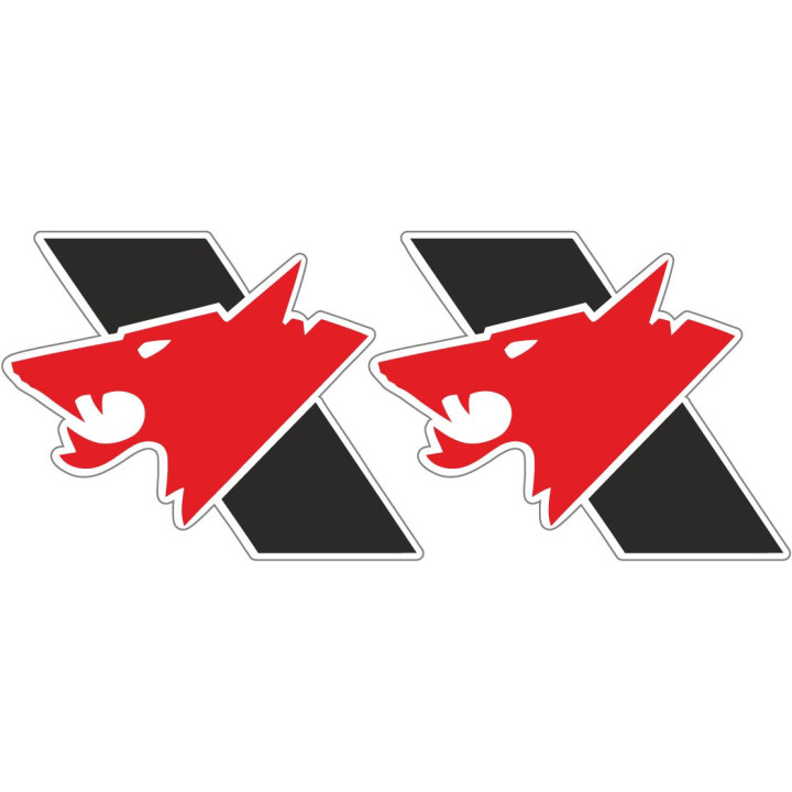 2x Wolfs Head Motor Oil Stickers Decals - DecalsHouse