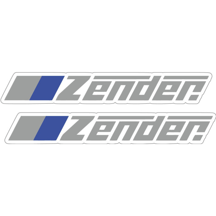 2x Zender Style 2 Stickers Decals - DecalsHouse