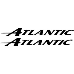 Aprilia Atlantic Lettering Die Cut Stickers Decals - DecalsHouse
