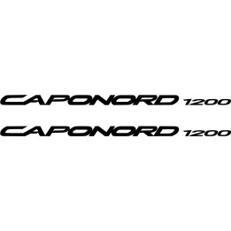 Aprilia Caponord Lettering Die Cut Style 2 Stickers Decals - DecalsHouse