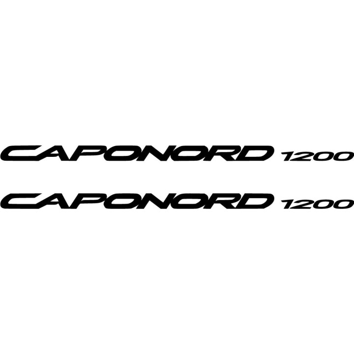 Aprilia Caponord Lettering Die Cut Style 2 Stickers Decals - DecalsHouse